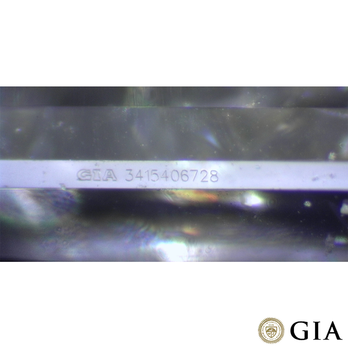 White Gold Emerald Cut Diamond Pendant 0.41ct E/SI1